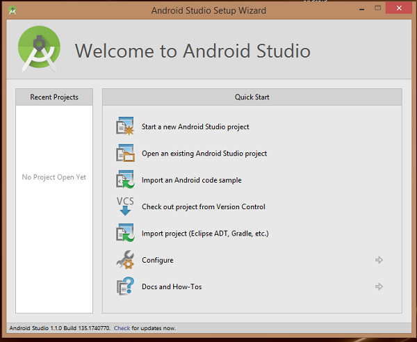 ساخت اولین پروژه ی اندرویدی در محیط برنامه نویسی Android Studio