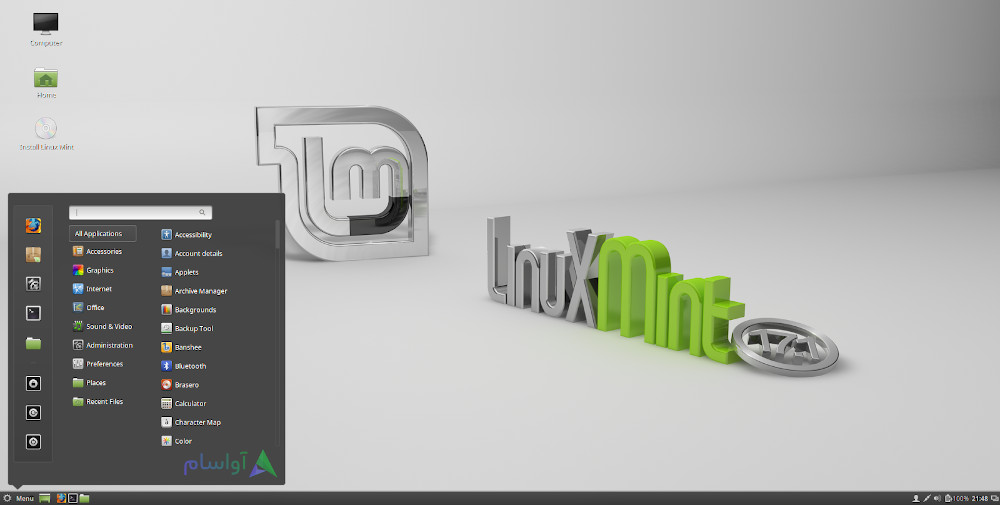 محیط دسکتاپ لینوکس mint  - بهترین لینوکس های سال ۲۰۲۰ برای استفاده شخصی و دسکتاپ