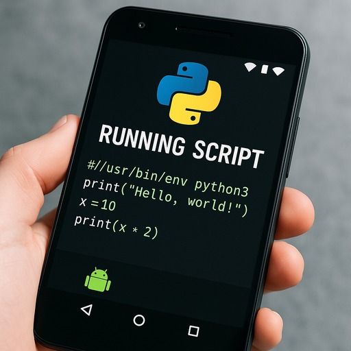 اجرای کدهای پایتون در گوشی موبایل
